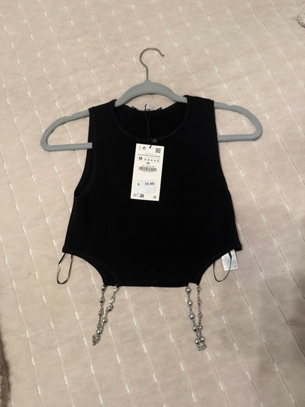 Zara Cropped Tank Top